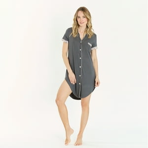 Bbz Barbizon - Camisola De Dormir Rio Charcoal