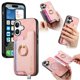 thumbnail image 1 of Funda Magnética Para Iphone 16 Plus Con Billetera Y Anillo Protector Resistente Rosa, 1 of 6