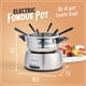 thumbnail image 2 of Set de ollas eléctricas para fondue Nostalgia de 1,5 l con 6 tenedores de acero inoxidable, 2 of 7