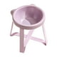 thumbnail image 2 of Cuenco Para Gatos Antideslizante Antivómitos De Cerámica Para Gatitos Gatos De Interior Cachorros Versión Alta Color Morado, 2 of 5