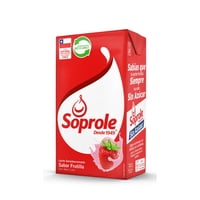 Leche Semidescremada Frutilla 1 L Soprole