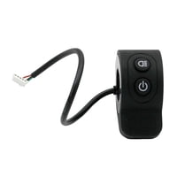 Ioensy - Acelerador De Scooter Eléctrico Conector Pulgar Velocidad Acelerador Dedo Acelerador Negro