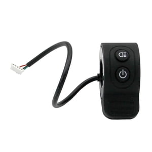 Ioensy - Acelerador De Scooter Eléctrico Conector Pulgar Velocidad Acelerador Dedo Acelerador Negro