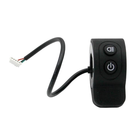 Ioensy - Acelerador De Scooter Eléctrico Conector Pulgar Velocidad Acelerador Dedo Acelerador Negro
