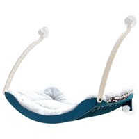 Ioensy - Percha Para Ventana De Gato Para Interiores, Asiento De Ventana De Malla Resistente Para Jugar, Ventosa Colgante