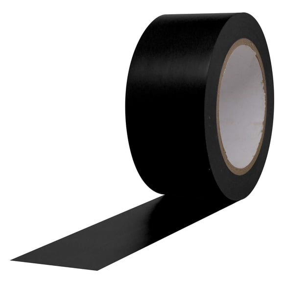 Marca de seguridad de vinilo Tape ProTapes Pro 50 de alta calidad, color negro