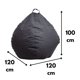 thumbnail image 5 of Pouf Pera Grafito Omega 100x120x120, 5 of 5