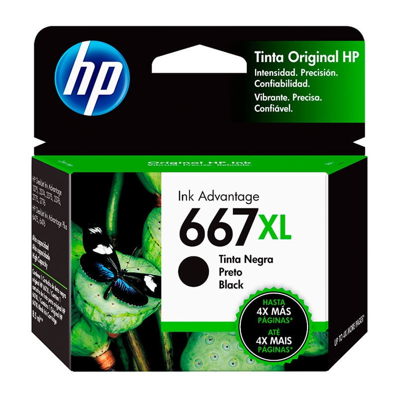 Cartucho De Tinta Original Hp677Xl Negro