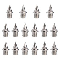 Ioensy - 16 Piezas De Clavos De Repuesto Para Zapatillas De Atletismo De 7 Mm Para Carreras De Corta Distancia, Clavos Plateados Afilados