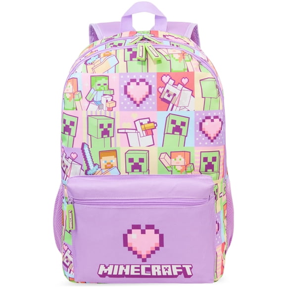 Mochila Get Trend 46 cm Minecraft para Niñas