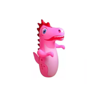 Genérico - Mono Porfiado Inflable Dinosaurio Rosado
