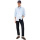 thumbnail image 4 of Camisa Tommy Hilfiger para hombre, manga larga, popelina a rayas, azul, 4 of 5