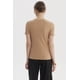 thumbnail image 3 of Polera Mujer Lisa Rib Beige Oscuro, 3 of 4