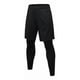 thumbnail image 1 of Short Gimnasio Hombre Con Calza Y Bolsillo Para Celular negro L, 1 of 6