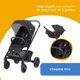 thumbnail image 2 of Coche Travel System Chrom Trio Ember Joie, 2 of 10