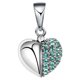 thumbnail image 3 of Dangle Pendant Charms Beads S925 Heart DIY Jewelry Regalos Para Papá Mamá Verde, 3 of 5
