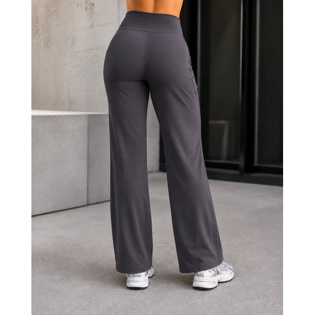 Pantalón Palazzo Mujer Tiro Alto Wide Leg