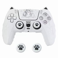 Funda Protectora Aaronmei Para Controlador Ps5 Blanca