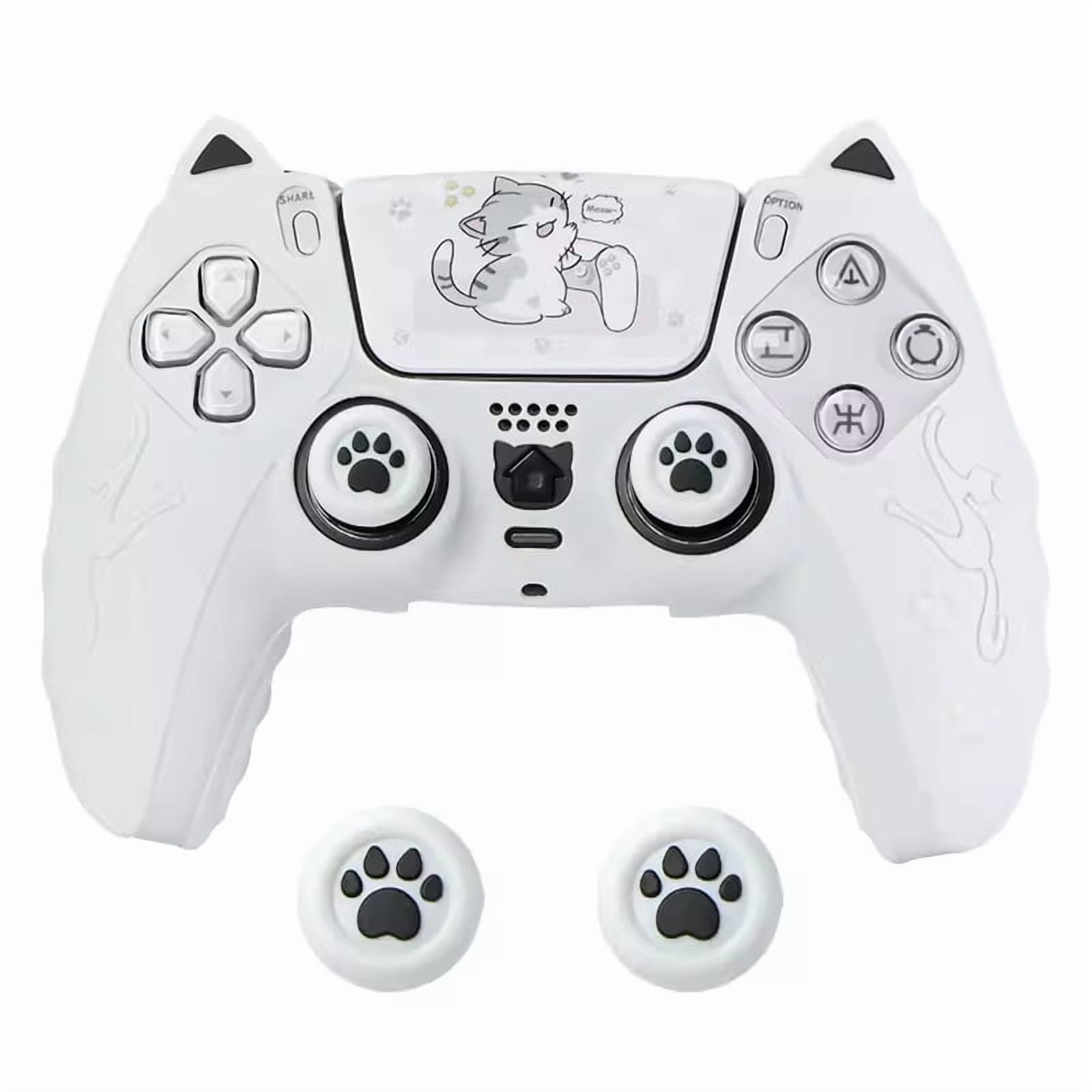 Funda Protectora Aaronmei Para Controlador Ps5 Blanca