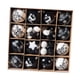 thumbnail image 5 of 52x Decoración Colgante Para Árbol De Navidad Con Lazo Para Colgar Adornos De Bolas De Navidad Negro, 5 of 5