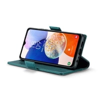 Caseme Tipo Cartera Samsung Galaxy A14 4G/5G Con Cierre Magnético, Rfid, Tarjetero, Soporte, Carga Inalámbrica