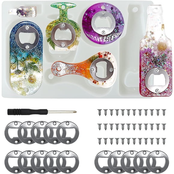 Molde de resina para abridor de botellas Lovppy