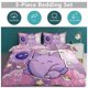 thumbnail image 5 of Ge_ngar Print Bedding Set Pattern Duvet Cove Set 3 Pieces 1 Quilt Cover And 2 Pillowcases for Women Men Teens, 5 of 5