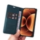 thumbnail image 3 of Funda Billetera de Cuero para Xiaomi 17 Pro Max con Tarjetero y Soporte - Tapa Magnética Azul, 3 of 5