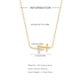 thumbnail image 2 of Collar HESHPAWS S925 Sterling Silver Cross Plateado, 2 of 3