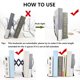 thumbnail image 5 of Porta libros Gardesk ajustable 10 cm‑45 cm metal 750 g, 5 of 7