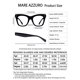 thumbnail image 5 of Gafas de lectura extragrandes MARE AZZURO 5.00 para mujer, 5 of 6
