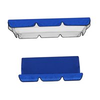 Magideal - Toldo Para Columpio De Patio, Cubierta Superior Impermeable Para Asiento De Columpio, Dosel Para Asiento De Columpio De Jardín De 3 Plazas Para Asient , Azul