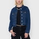 thumbnail image 3 of Chaqueta Mujer Trucker Elasticada Azul Oscuro Corona, 3 of 5