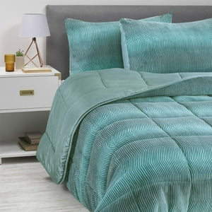 Zahr - Plumón Coral Estampado Turquesa