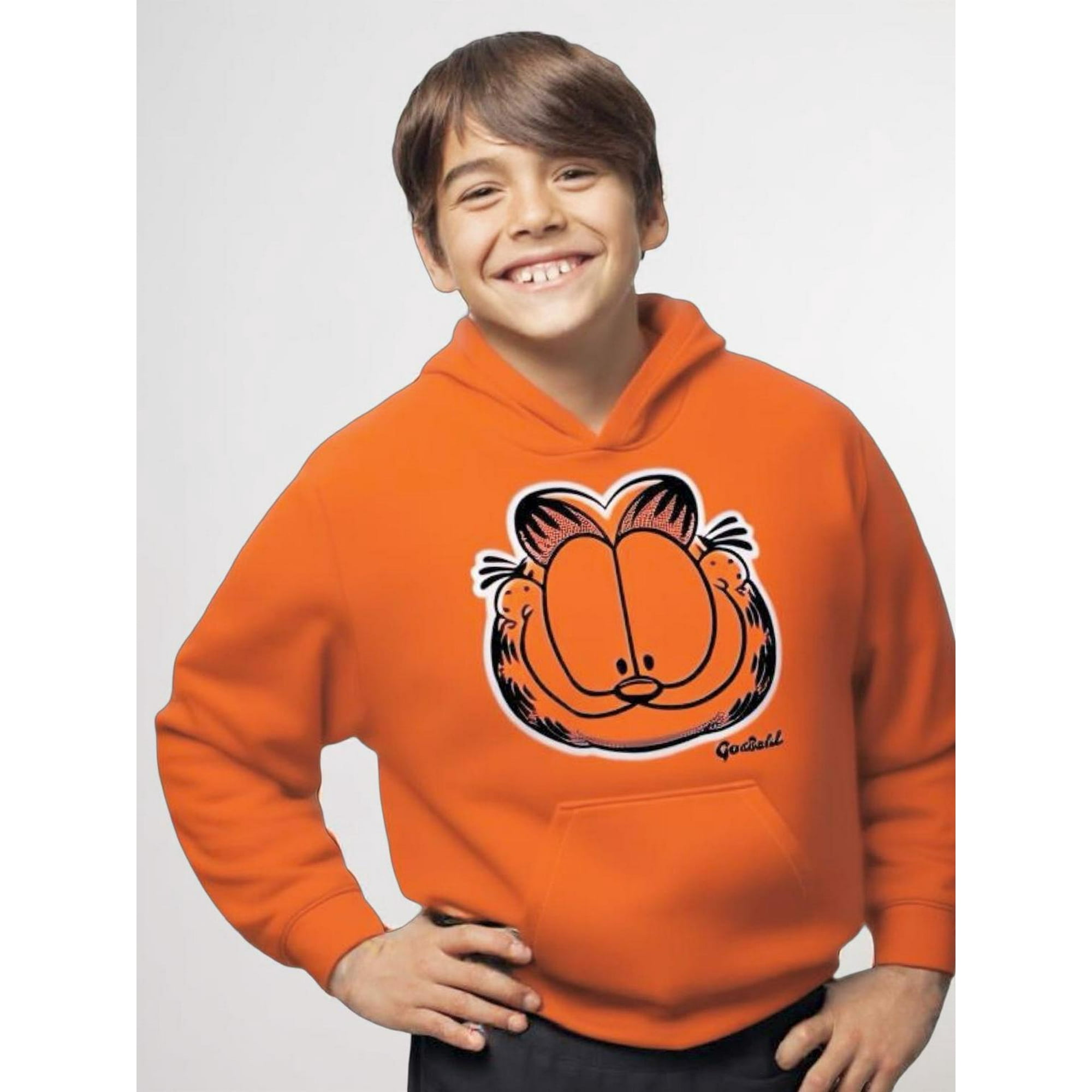 Nickelodeon - Polerón Niño Garfield Naranja 10