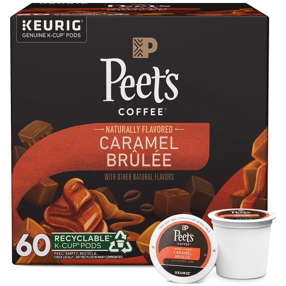 Café Peet's Caramel Brûlée Tostado Ligero 60 cápsulas K-Cup