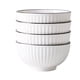 thumbnail image 1 of Pack 4 Plato Bowl Sopero Decorativo Diseño Lineas Redondo, 1 of 2