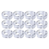 Magideal - 12 Piezas De Topes Transparentes Para Manijas De Puertas, Amortiguadores, Protectores De Pared Para Manijas De Puertas Anticolisión De Prueba