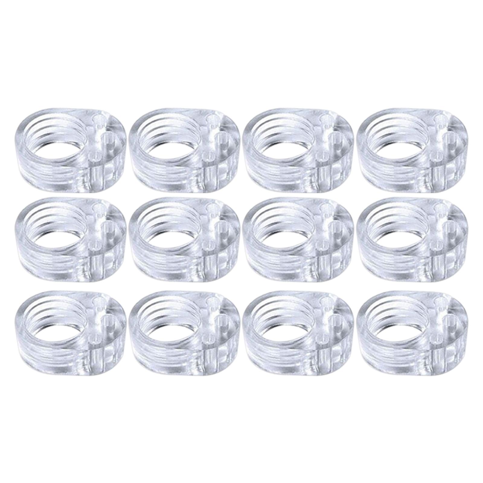 Magideal - 12 Piezas De Topes Transparentes Para Manijas De Puertas, Amortiguadores, Protectores De Pared Para Manijas De Puertas Anticolisión De Prueba
