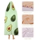 thumbnail image 4 of Aguacate Manta Capa con Capucha Anti-Bolitas, Manta de Lana Ártica Suave, Manta Portátil de Felpa Ligera y Lujosa, Poncho para Siesta en Casa y Oficina, 100*130cm, 4 of 6