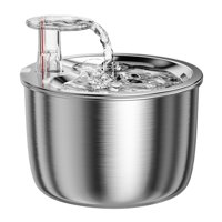 Magideal - Dispensador De Agua Para Mascotas Filtrado Automático Alimentador De Agua Para Mascotas De Material Acero Inoxidable 304 Automático Silencioso Para