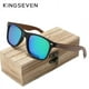 thumbnail image 1 of Handmade Wooden Sunglasses by KINGSEVEN - UV400 Protection, Polarized Lenses, Retro Design - Perfect for Men & Women!, 1 of 5