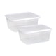 thumbnail image 4 of Contenedor De Almacenamiento Para Nevera, Contenedor De Ensalada De Lechuga Para Despensa, Cocina, 2000ml, 2 Piezas, 4 of 5