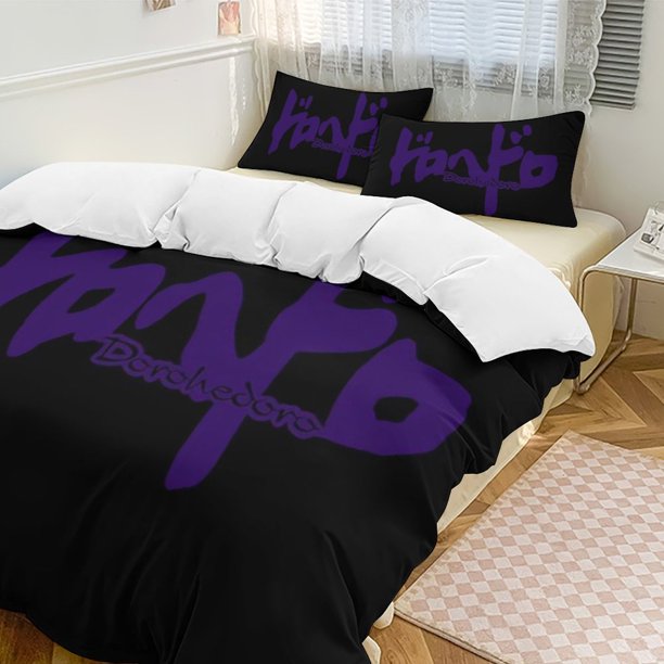 Dorohedoro Anime Home Bed 3-piece Set Classic Japanese Anime Polyester Wash Student Dormitory Set