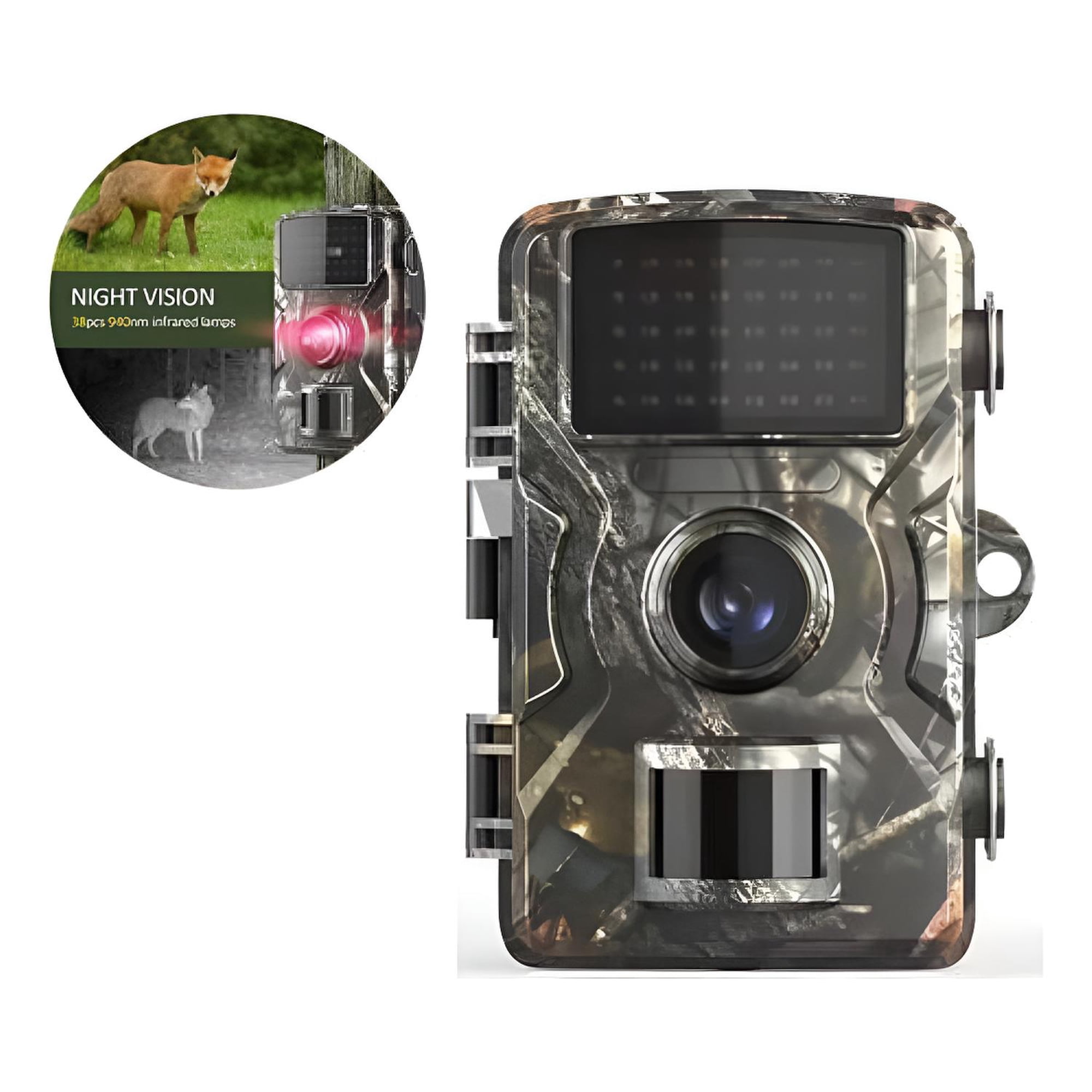 Genérica - Cámara Caza Trampa Nocturna Video Full Hd Rastreo 16mp 1080p - Verde Oscuro