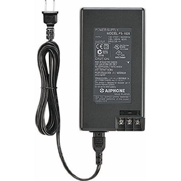 Fuente de alimentación Aiphone PS-1820UL 18V DC 2A 110V/240V