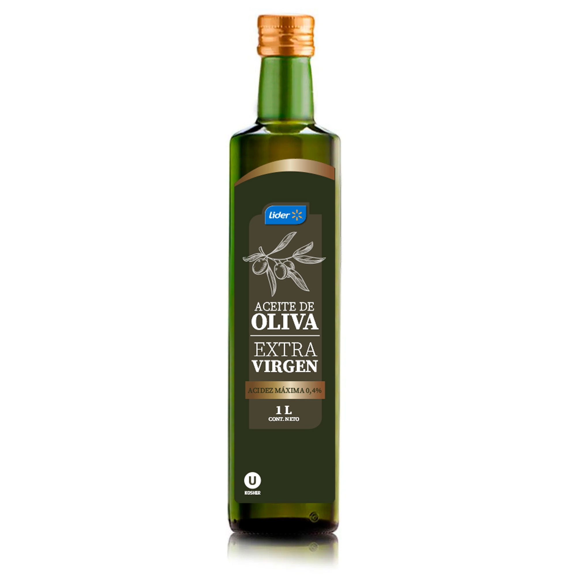 Aceite Oliva Extra Virgen Botella 1 L Lider