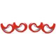 thumbnail image 1 of Tope multiusos Stoppy cuña roja – paquete de 4, 1 of 7