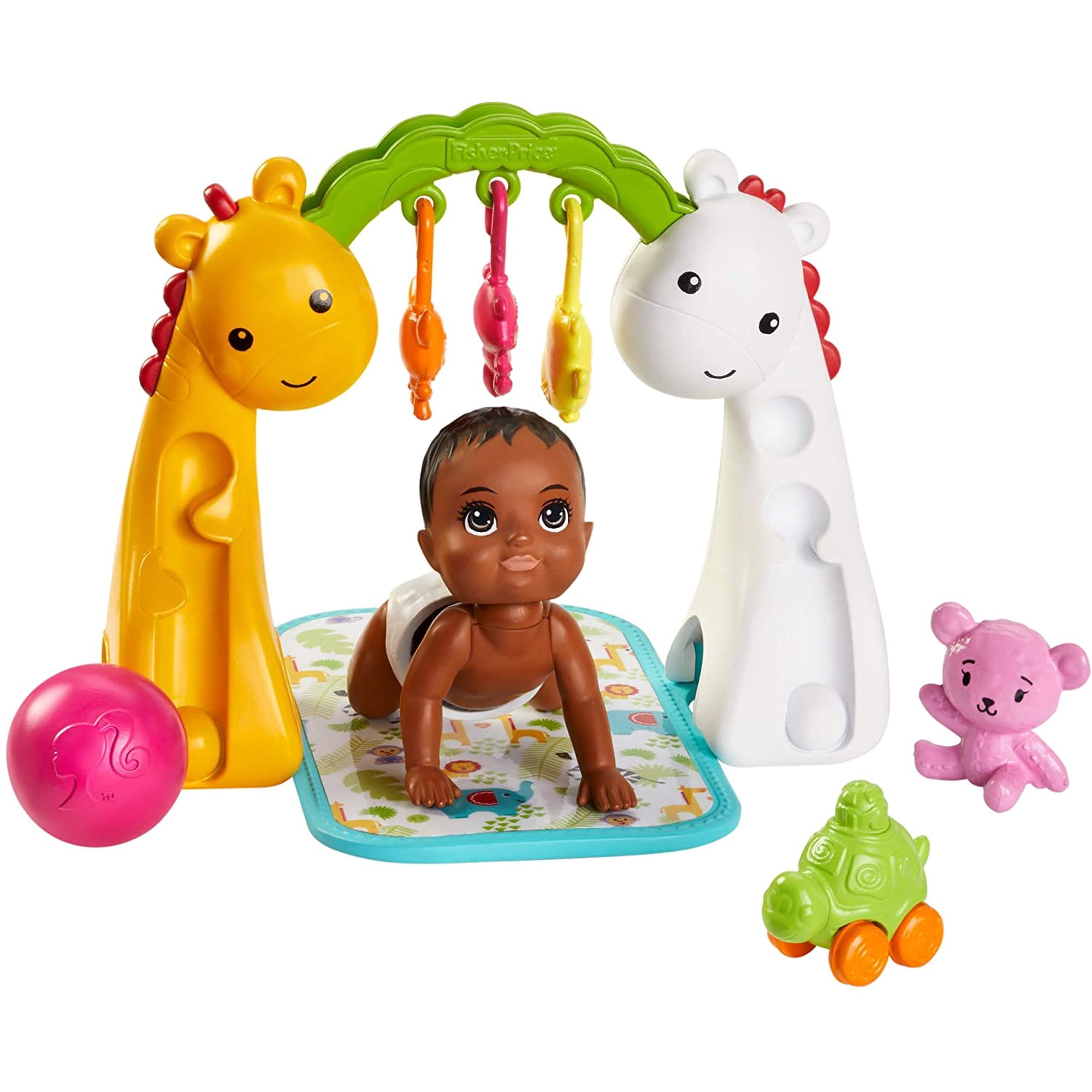 Barbie Skipper Babysitters Inc. Playset De Arrastre Y Playte Con Muñecas De Bebé, Gimnasio