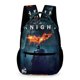 thumbnail image 1 of Mochila Escolar Desmarcar El Caballero Oscuro 43x15x32cm, 1 of 6